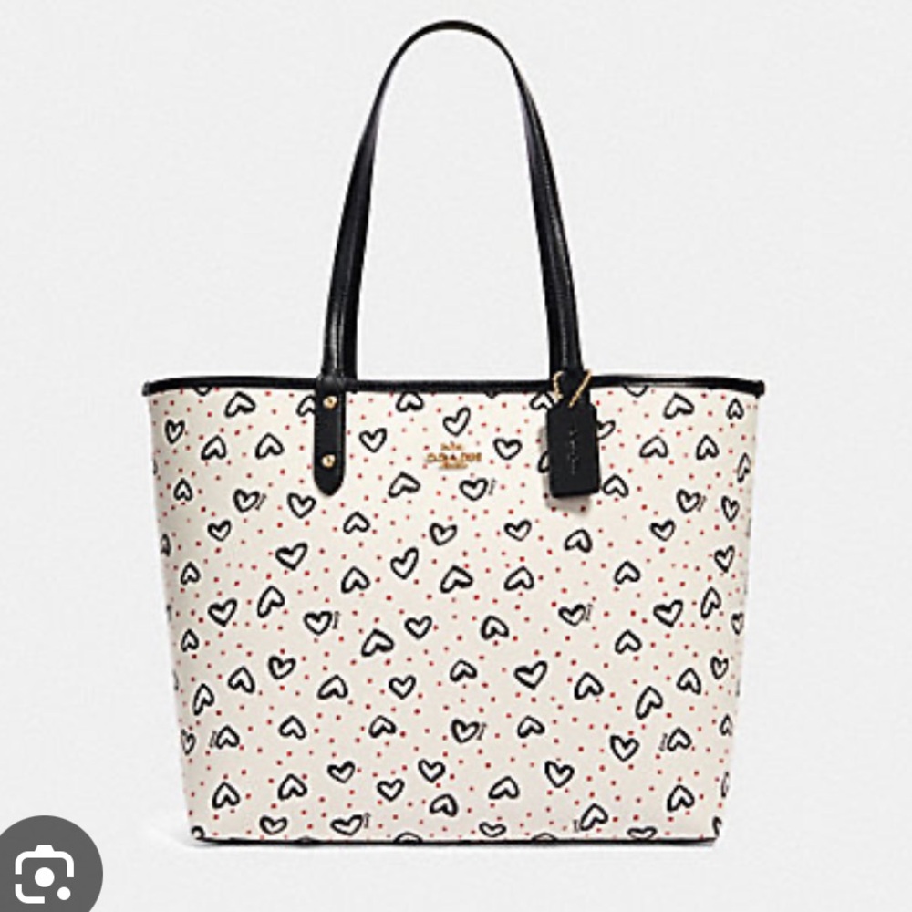 Coach Crayon Hearts City Tote bag